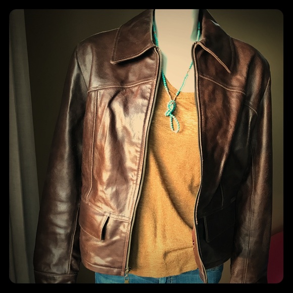 Vintage guess leather jacket - Picture 1 of 8